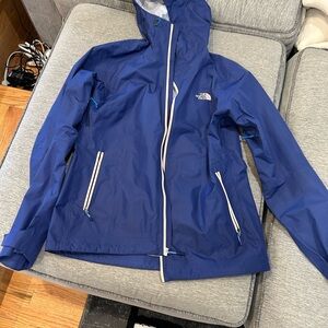 The North Face Navy and White Jacket